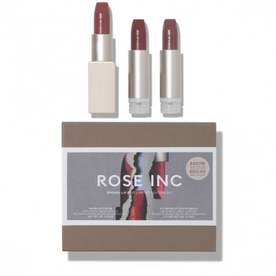 Rose Inc Spring Lip Edit - Limited Edition Set (Full Size + Refill)